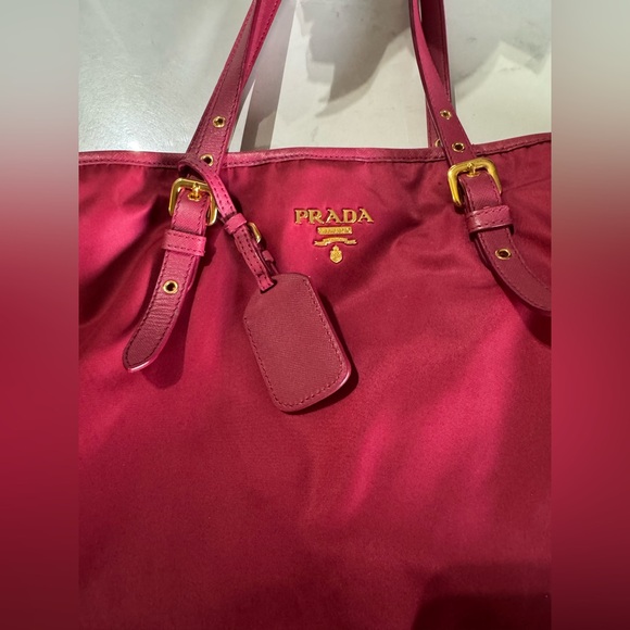 Prada Pink Nylon Tote - Picture 5 of 9